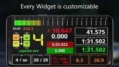 Screenshot von SIM Dashboard 2