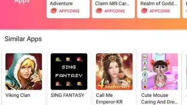 Screenshot von Aptoide 11