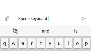Screenshot von Teclado Xperia 7