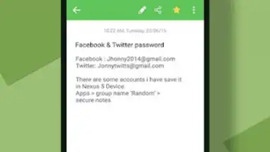 Screenshot von Secure Notes 10