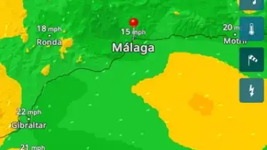 Screenshot von RegenRadar 4
