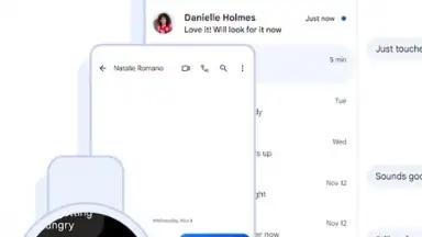 Screenshot von Google Messages 6