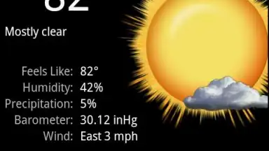 Screenshot von Palmary Weather 7
