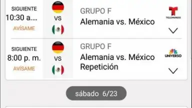 Screenshot von Telemundo Deportes 6