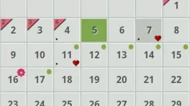 Screenshot von Period Tracker 4
