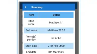 Screenshot von Bible Plan 3