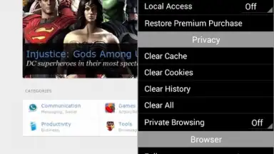 Screenshot von Photon Flash Player and Browser 2