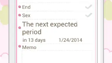 Screenshot von LadysCalendar Free (Period) 5