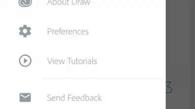 Screenshot von Adobe Illustrator Draw 7