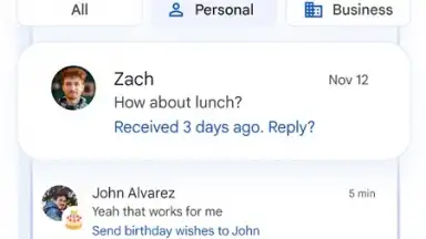 Screenshot von Google Messages 5