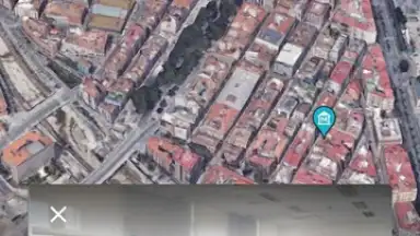 Screenshot von Google Earth 9