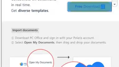 Screenshot von Polaris Office 2