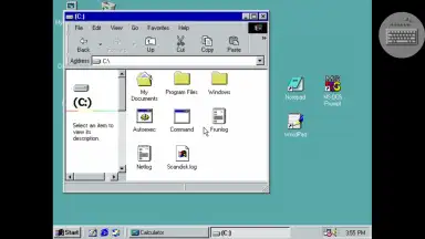 Screenshot von Win 98 Simulator 7