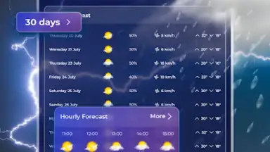 Screenshot von Live Weather Widget & Radar 1