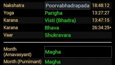 Screenshot von Hindu Calendar 11