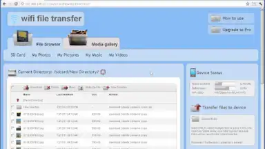Screenshot von WiFi File Transfer 4