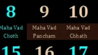 Screenshot von Gujarati Calendar 2014 1