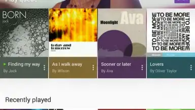 Screenshot von Sony Mobile Music 1
