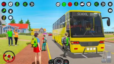 Screenshot von School Bus Driving Games 3D 8