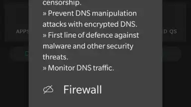 Screenshot von Rethink: DNS + Firewall 3