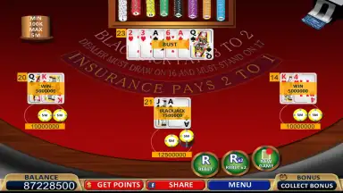 Screenshot von Блэкджек 7