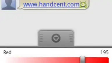 Screenshot von Handcent SMS 2