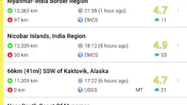 Screenshot von Earthquake+ 10