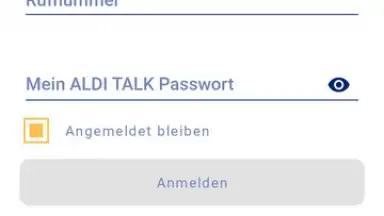Screenshot von ALDI TALK 2