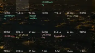 Screenshot von Touch Calendar Free 1