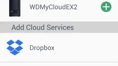 Screenshot von WD My Cloud 4