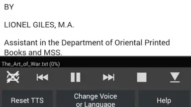 Screenshot von Voice Aloud Reader 1