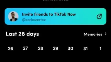 Screenshot von TikTok Now 2