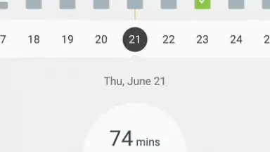 Screenshot von Samsung Health 1