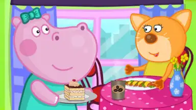 Screenshot von Kids Cafe with Hippo 6