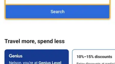 Screenshot von Booking.com 1