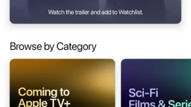 Screenshot von Apple TV 4