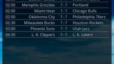 Screenshot von Basketball Livescore Widget 16
