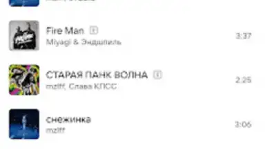 Screenshot von VK Music X 3