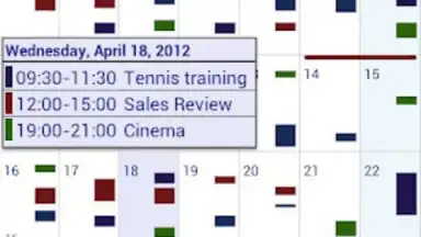 Screenshot von Business Calendar 1