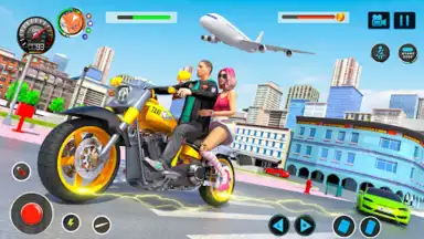 Screenshot von Flying Bike Taxi Rider 2