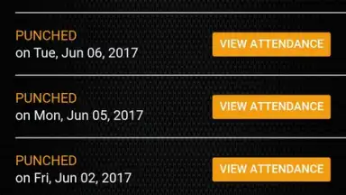 Screenshot von SMART Attendance 2
