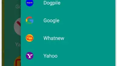 Screenshot von Google Search Alternatives 3