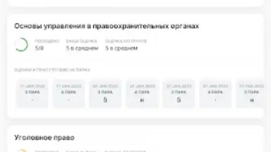 Screenshot von Портал МФЮА 3