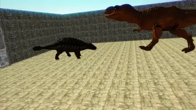 Screenshot von Dino Anky vs T-Rex Colloseum 4