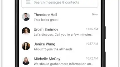 Screenshot von Google Voice 5