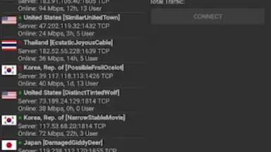 Screenshot von VPN Servers 5
