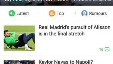 Screenshot von All Football - News & Scores 8