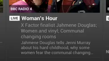 Screenshot von BBC iPlayer Radio 20