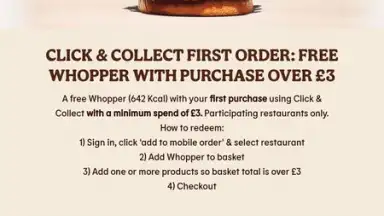 Screenshot von Burger King App: Food & Drink 15