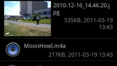 Screenshot von Blackmoon File Browser 6